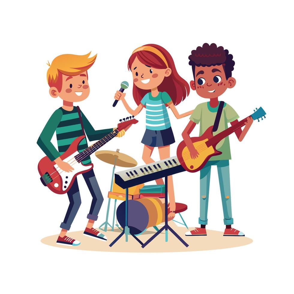 Kids moments illustration concept vector
