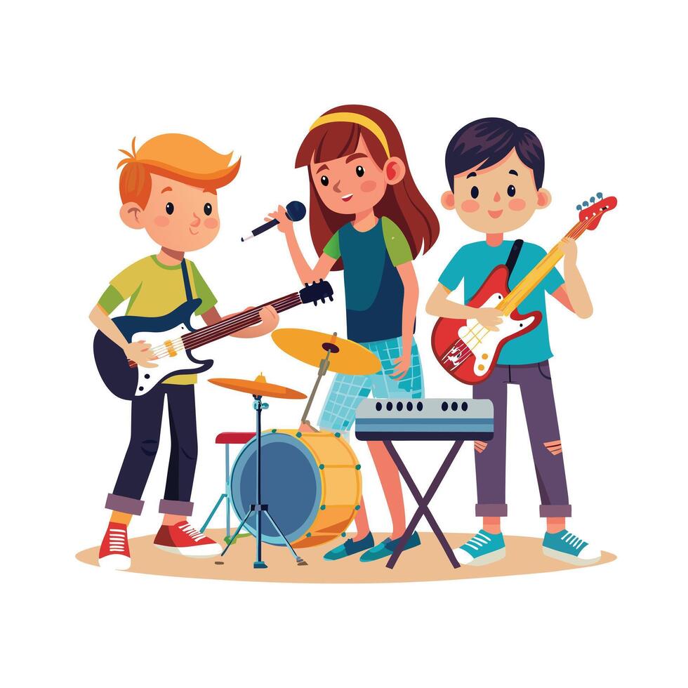 Kids moments illustration concept vector