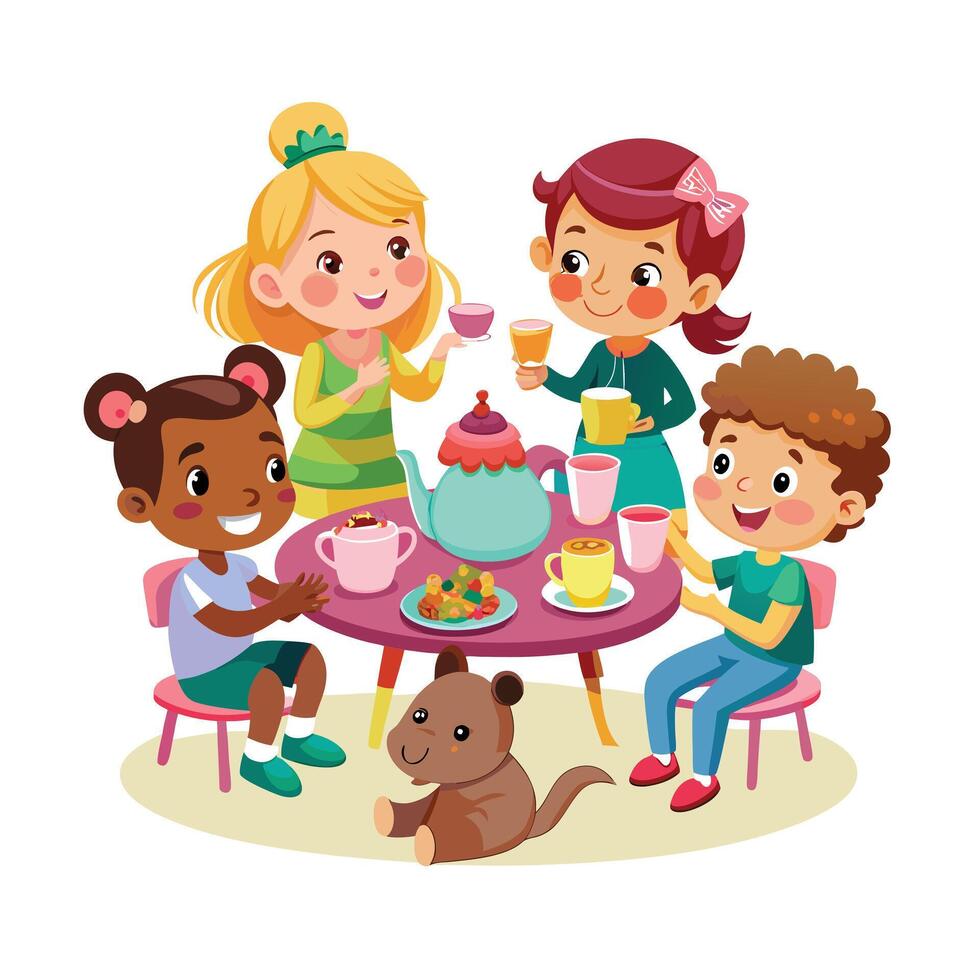 Kids moments illustration concept vector