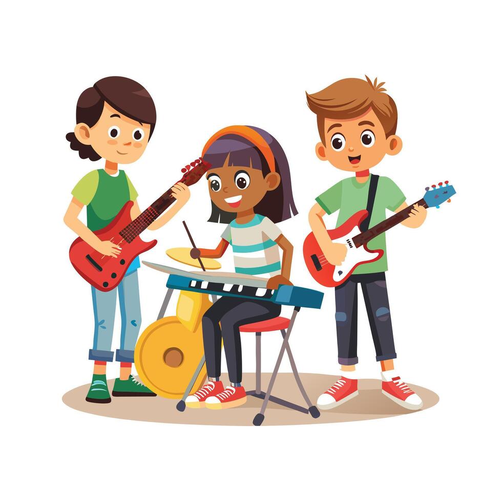 Kids moments illustration concept vector