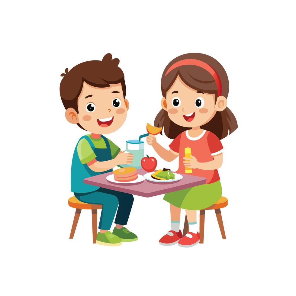 Kids moments illustration concept vector