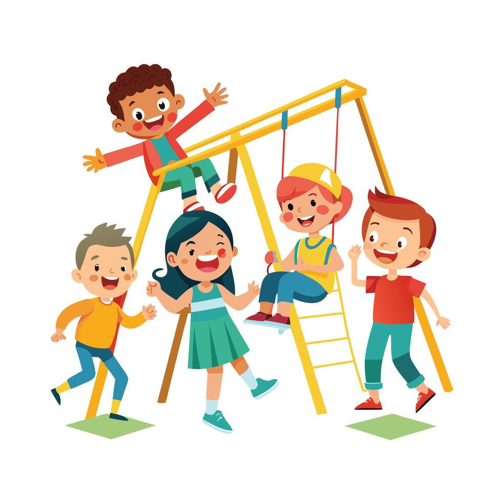 Kids moments illustration concept vector
