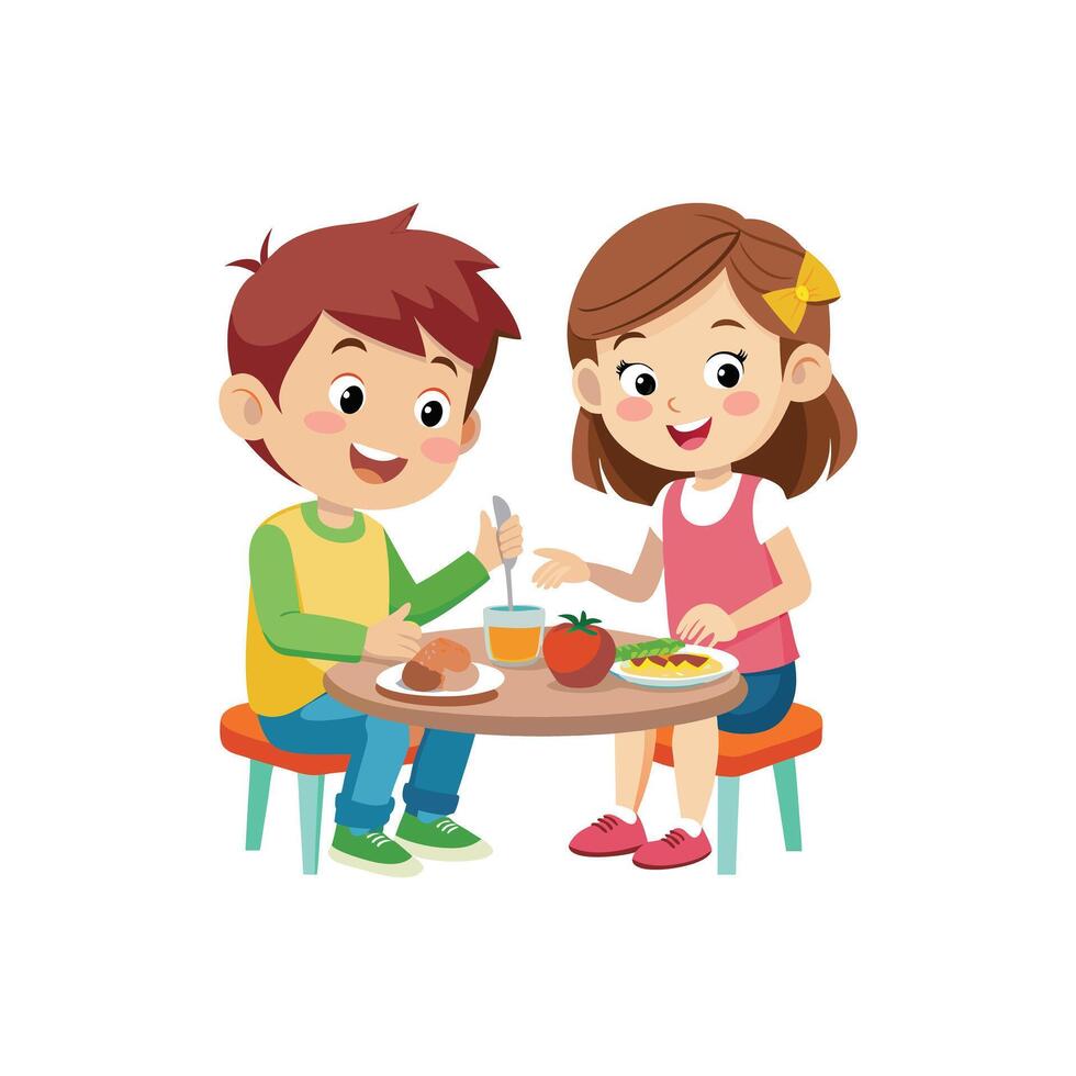 Kids moments illustration concept vector