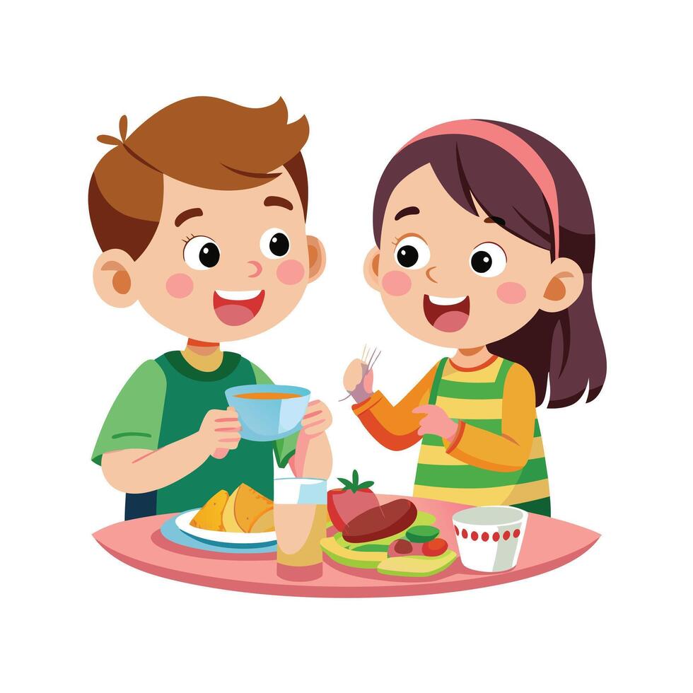 Kids moments illustration concept vector