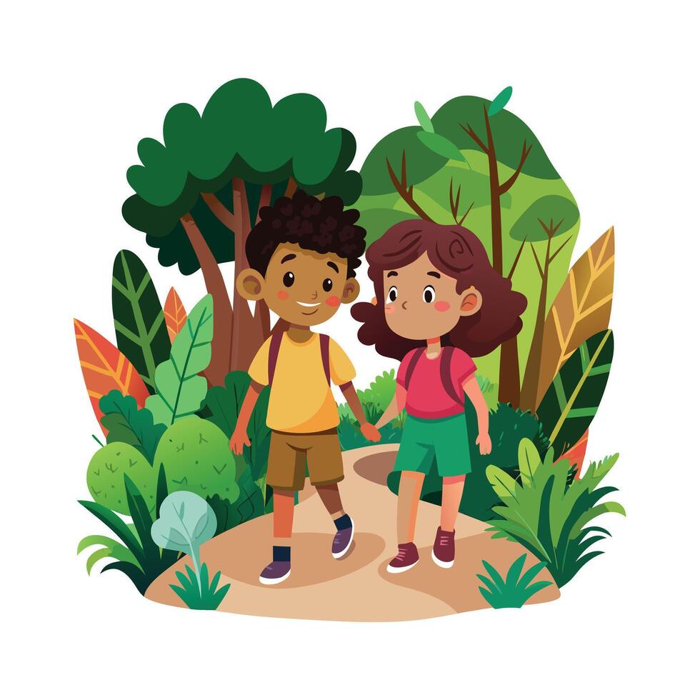 Kids moments illustration concept vector