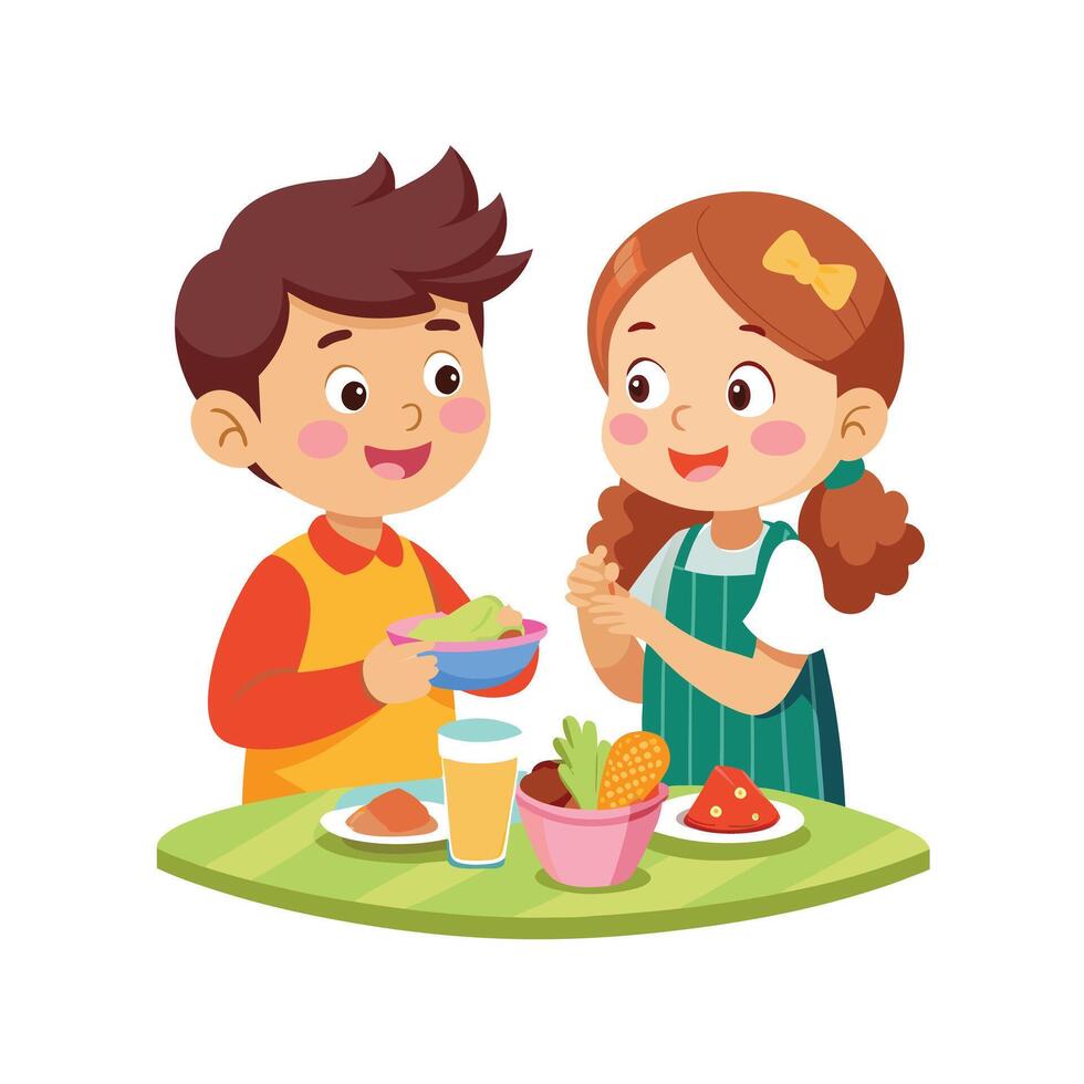 Kids moments illustration concept vector