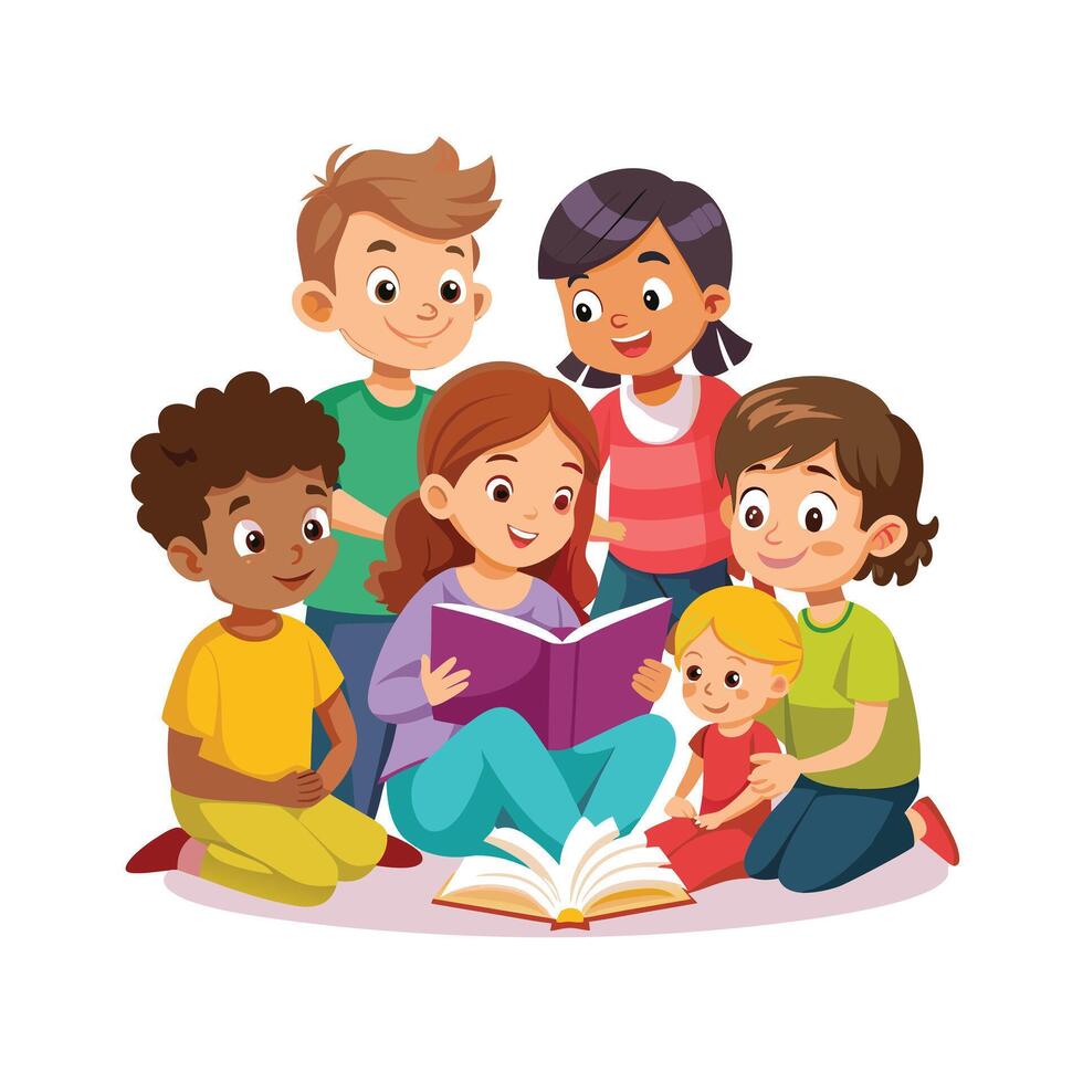 Kids moments illustration concept vector