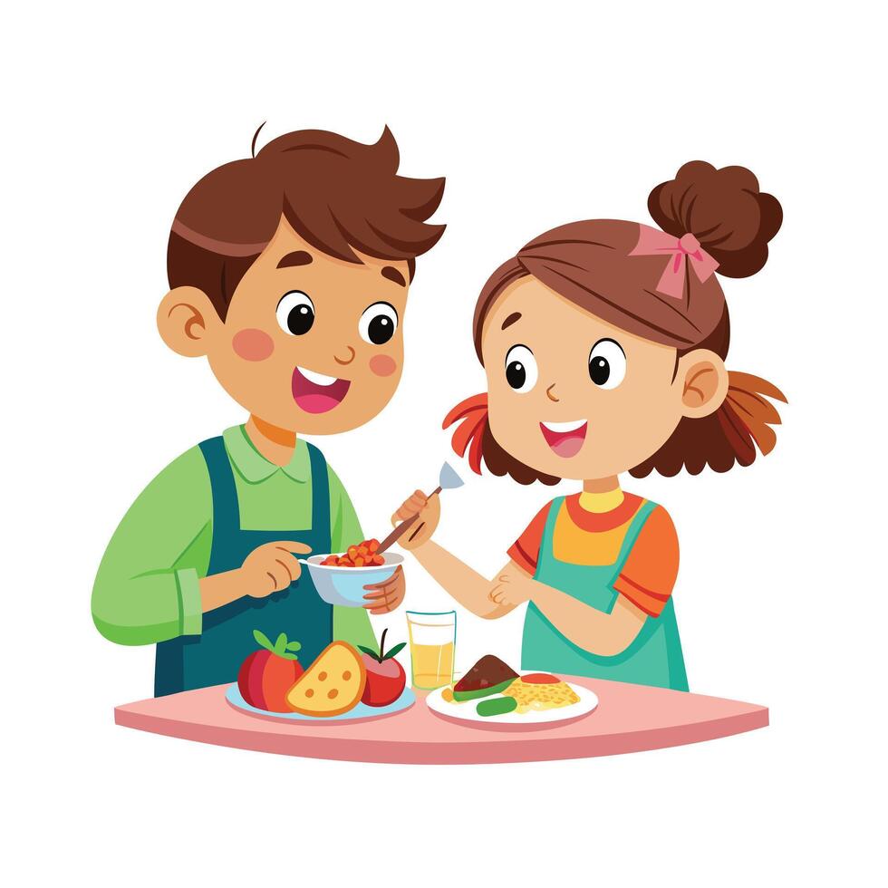 Kids moments illustration concept vector