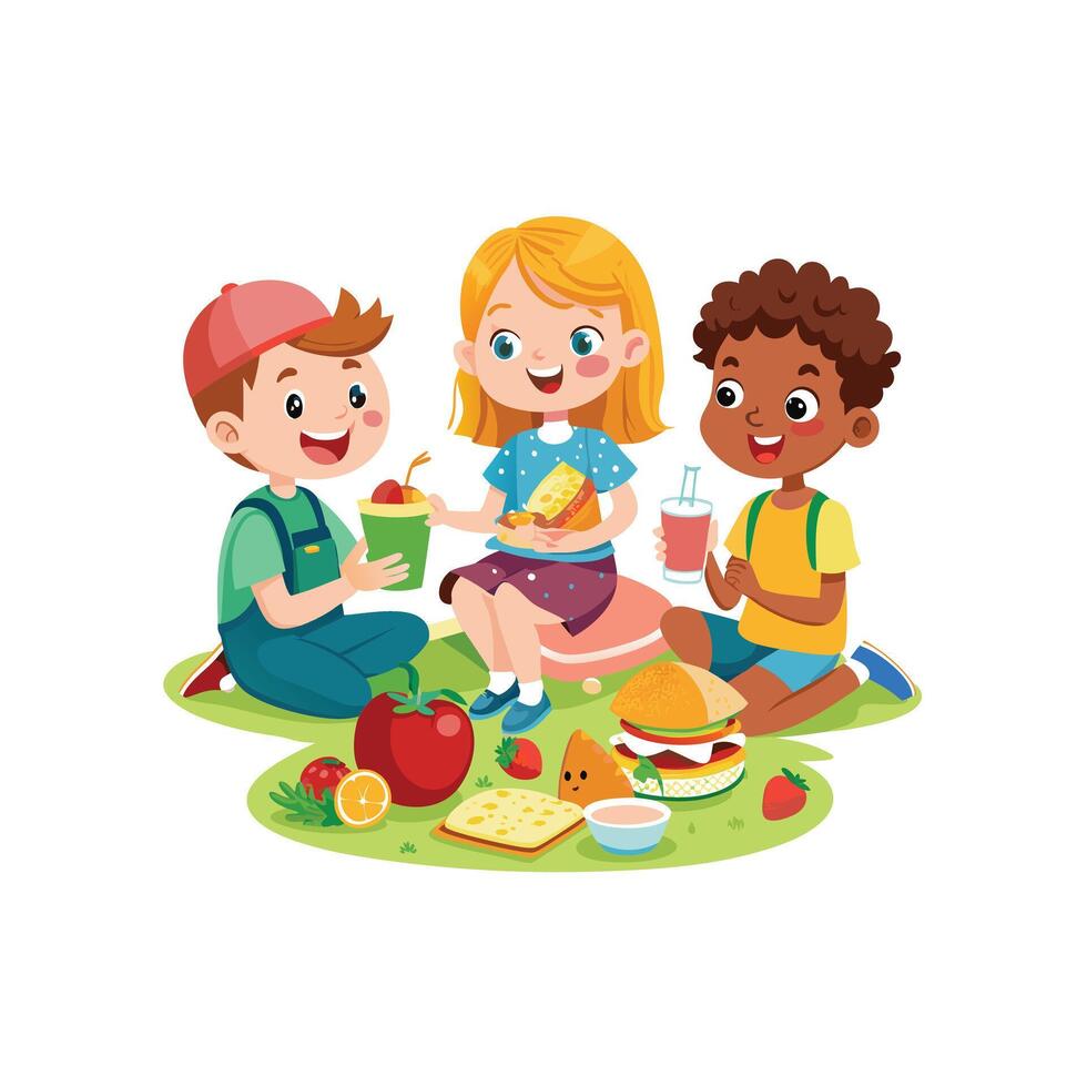 Kids moments illustration concept vector