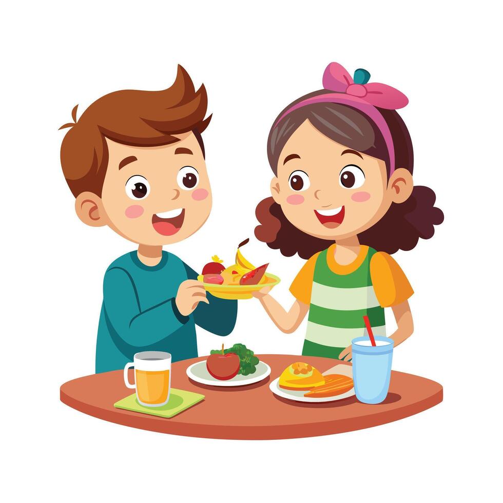 Kids moments illustration concept vector