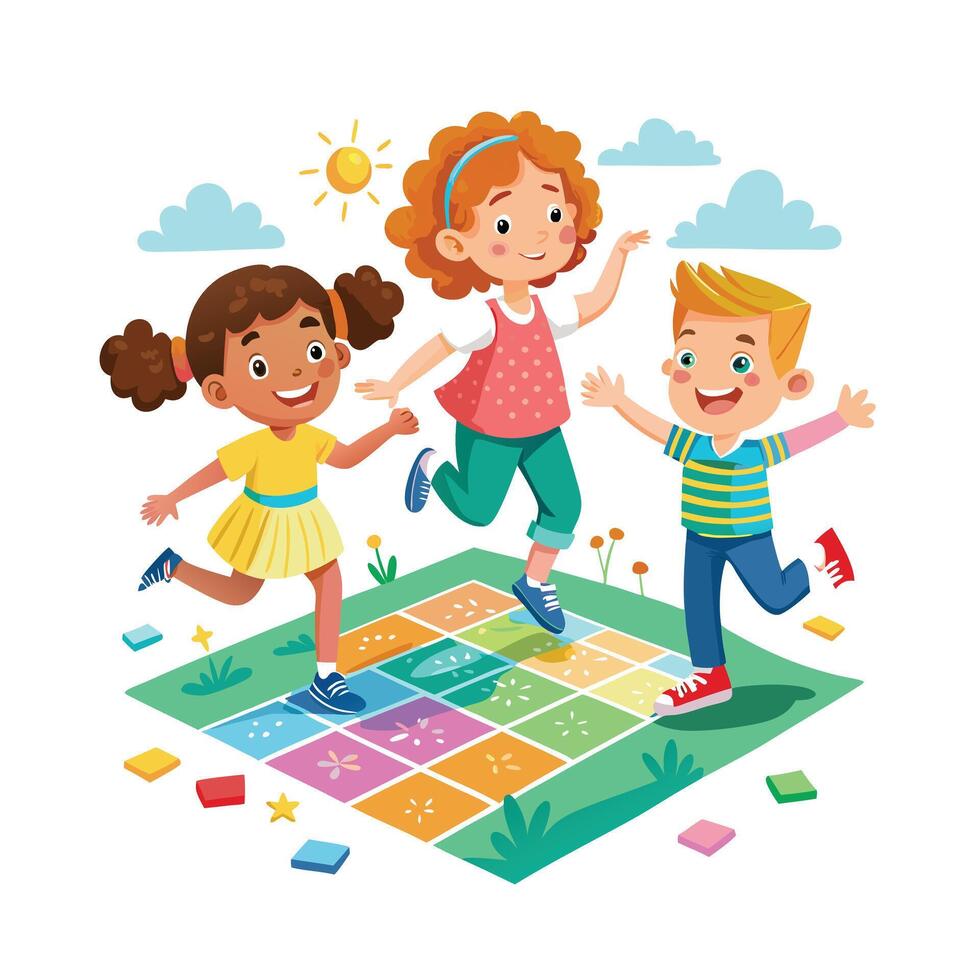 Kids moments illustration concept vector