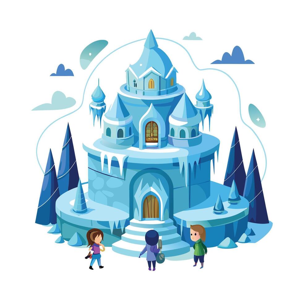 Kids moments illustration concept vector