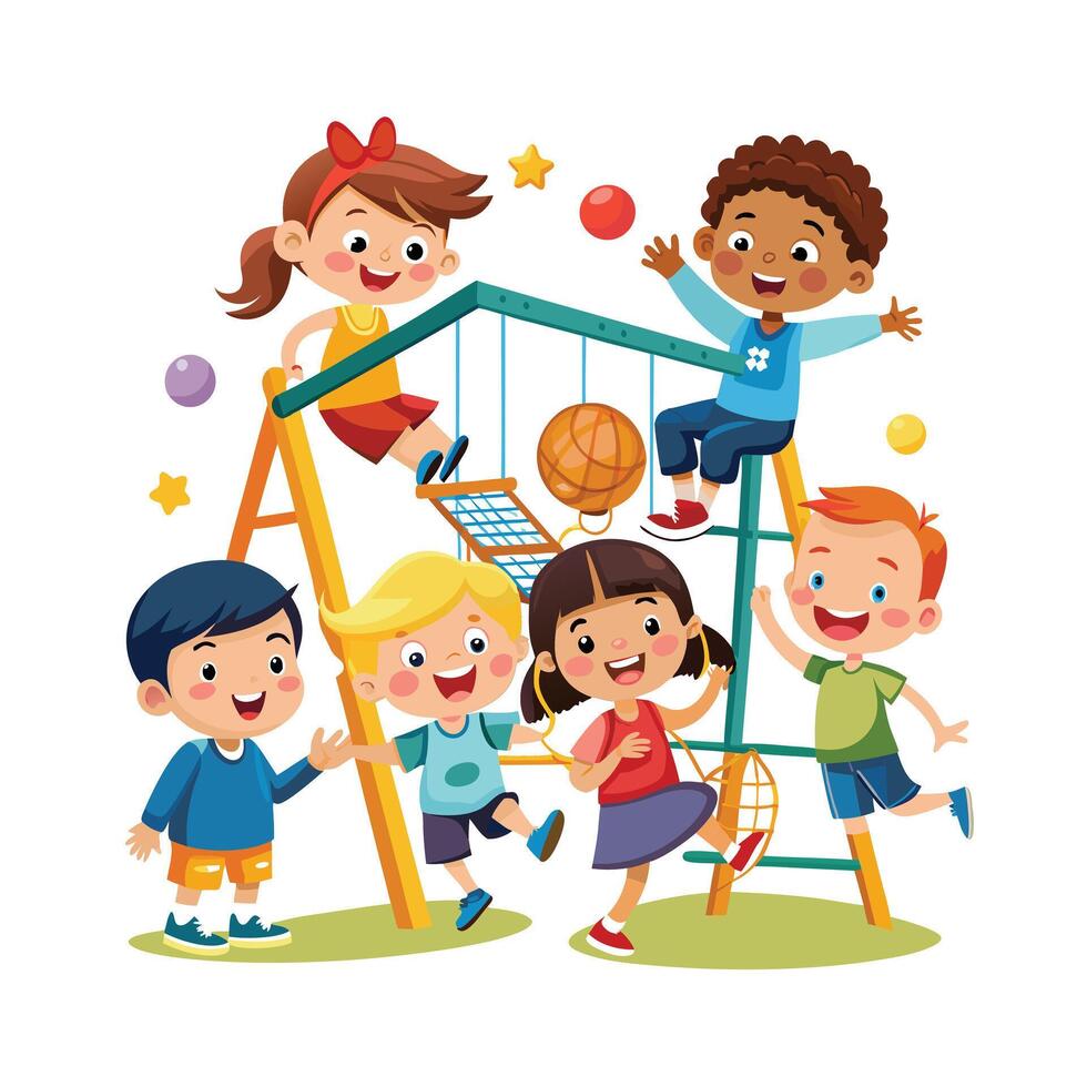 Kids moments illustration concept vector