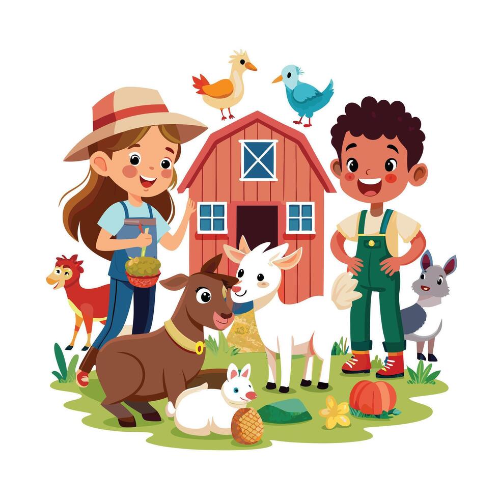 Kids moments illustration concept vector