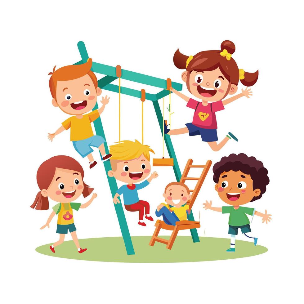 Kids moments illustration concept vector