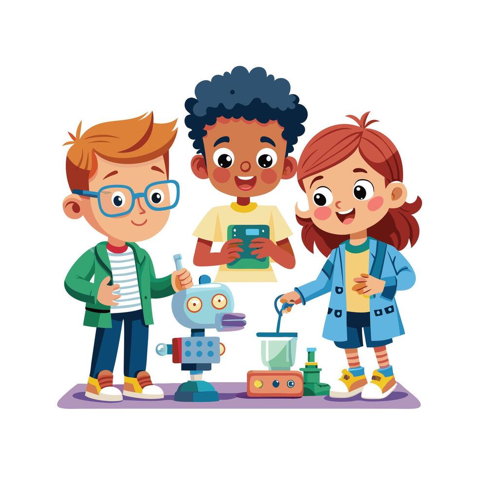 Kids moments illustration concept vector