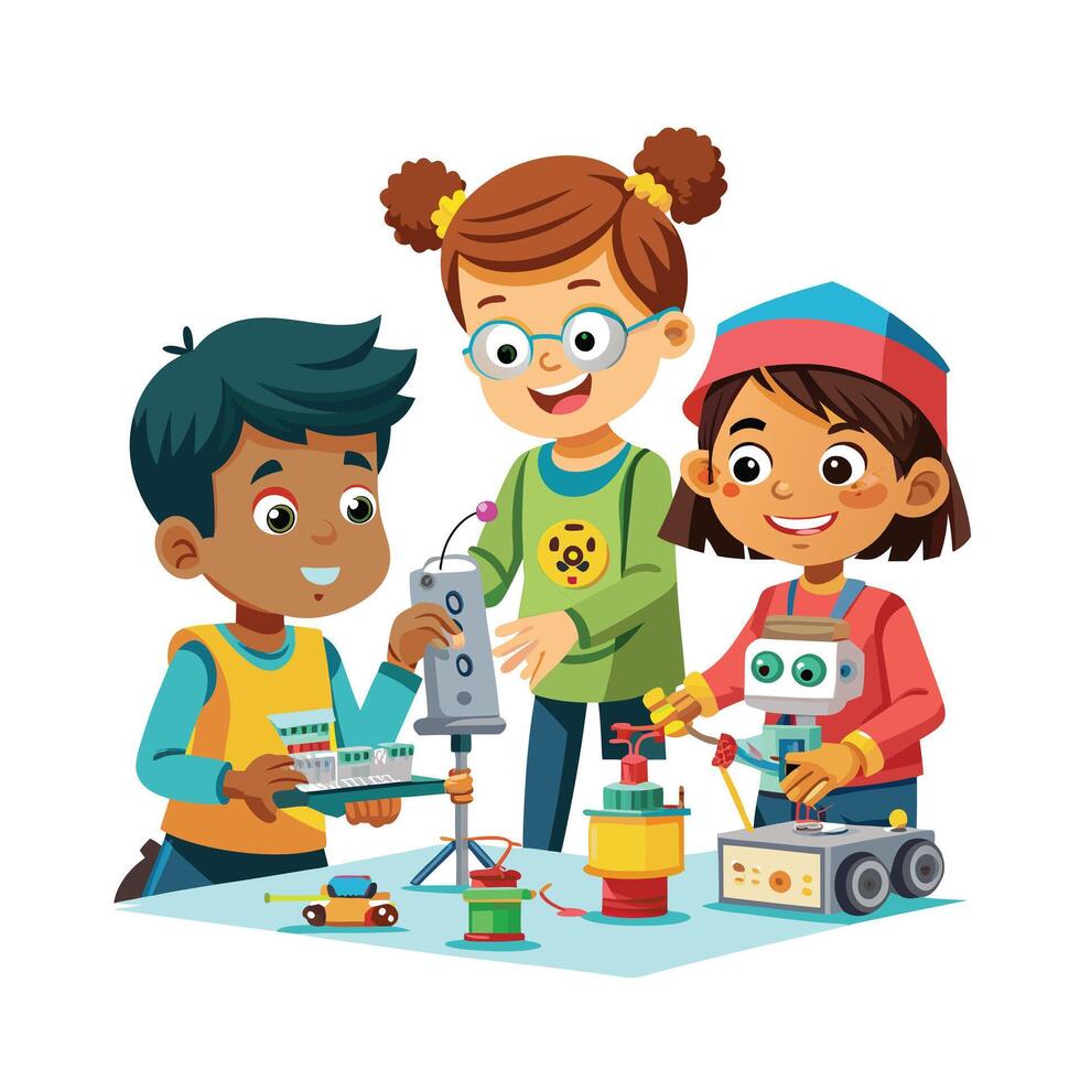 Kids moments illustration concept vector