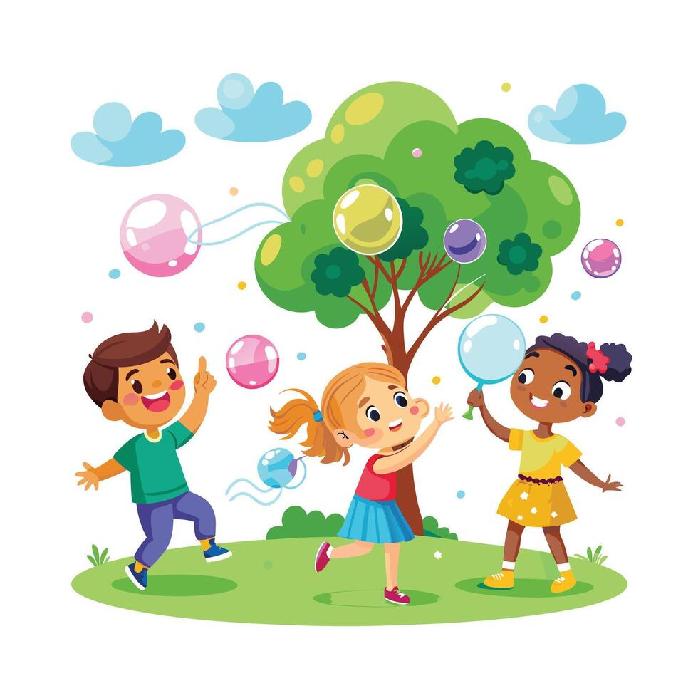 Kids moments illustration concept vector