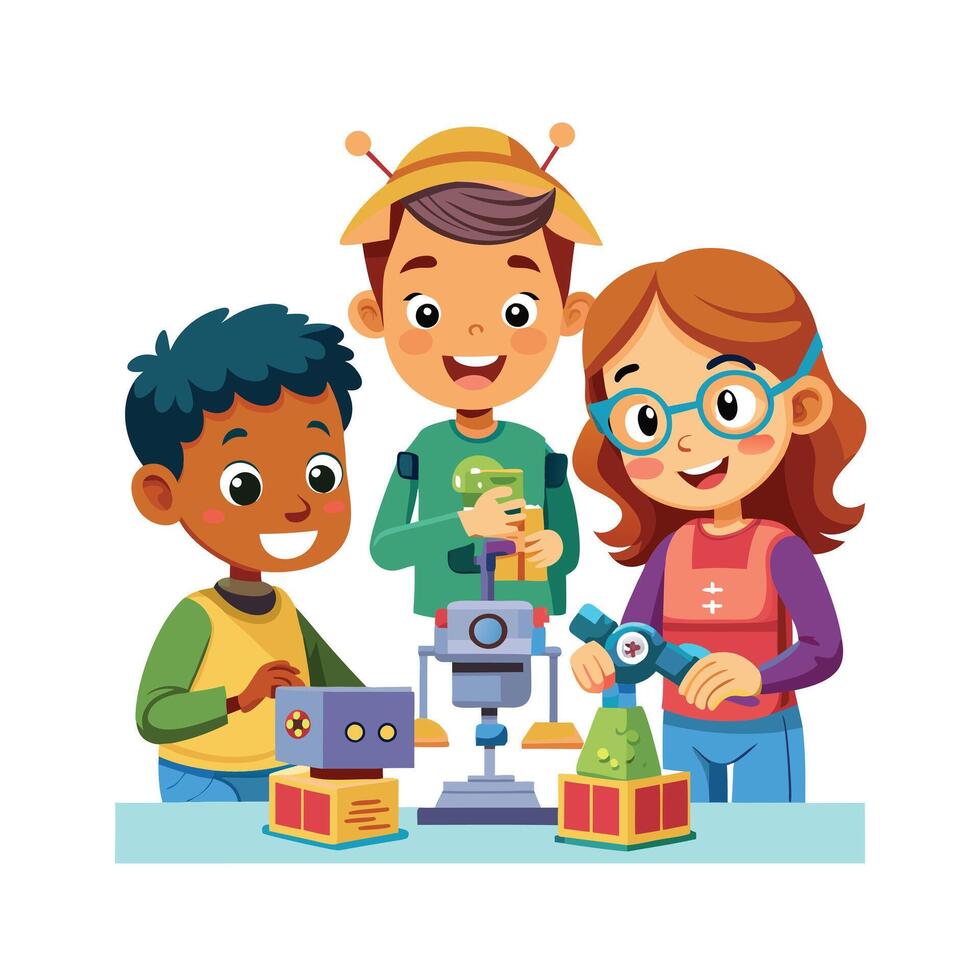 Kids moments illustration concept vector