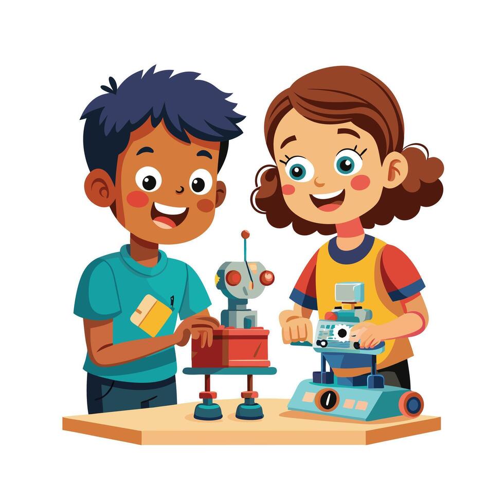 Kids moments illustration concept vector