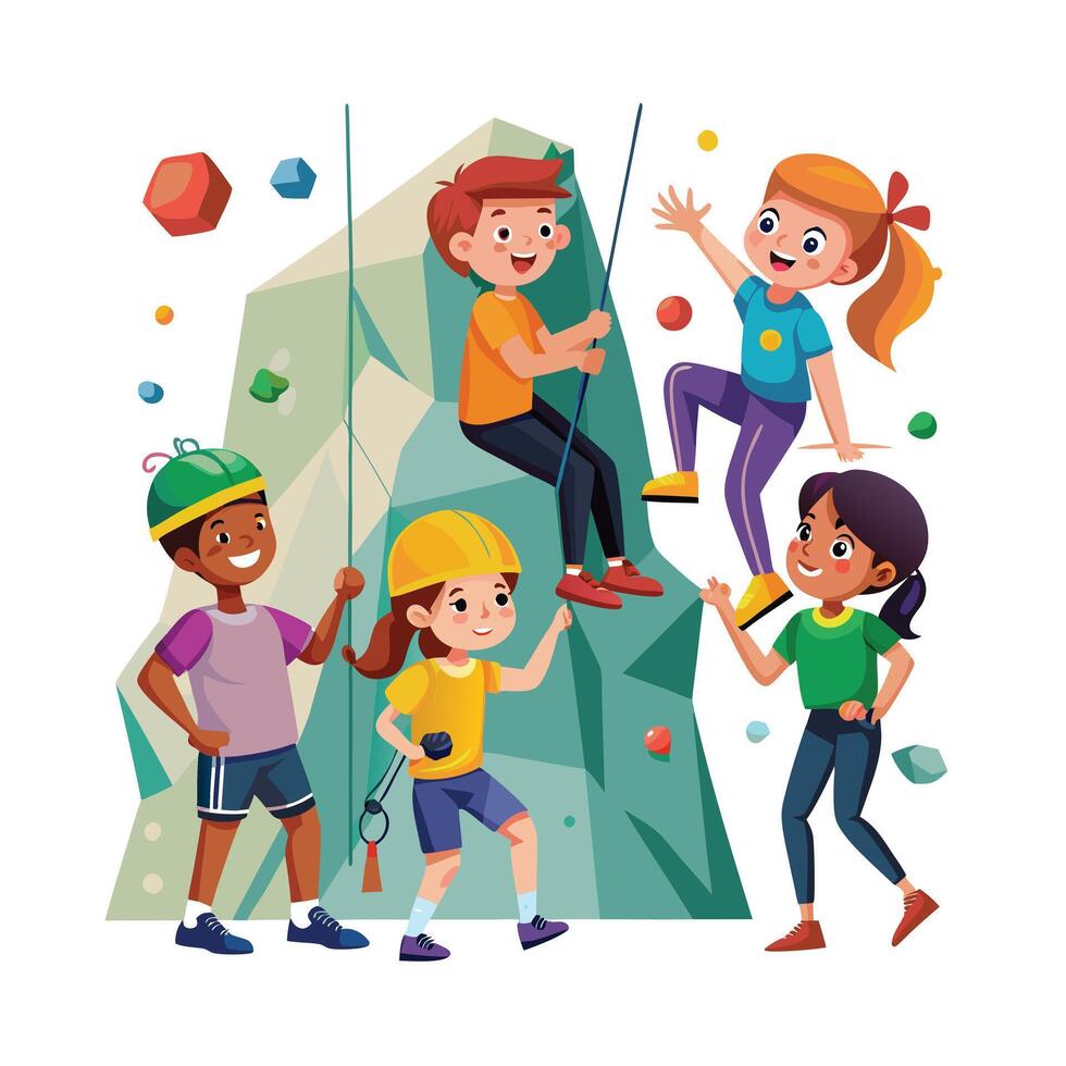 Kids moments illustration concept vector