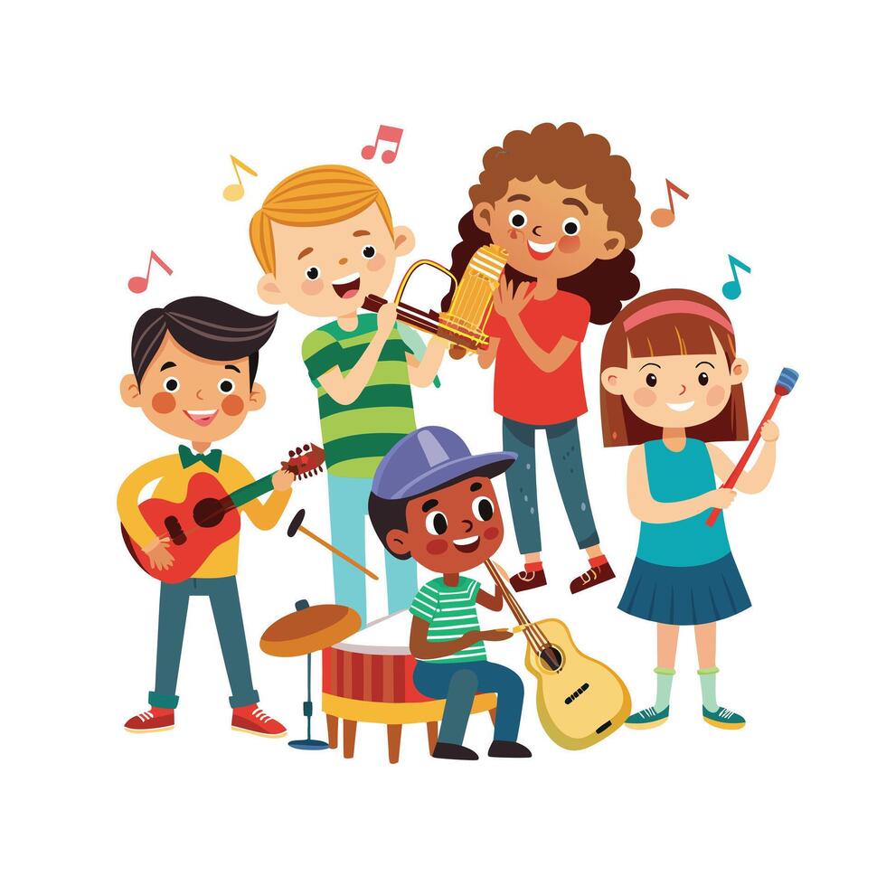 Kids moments illustration concept vector