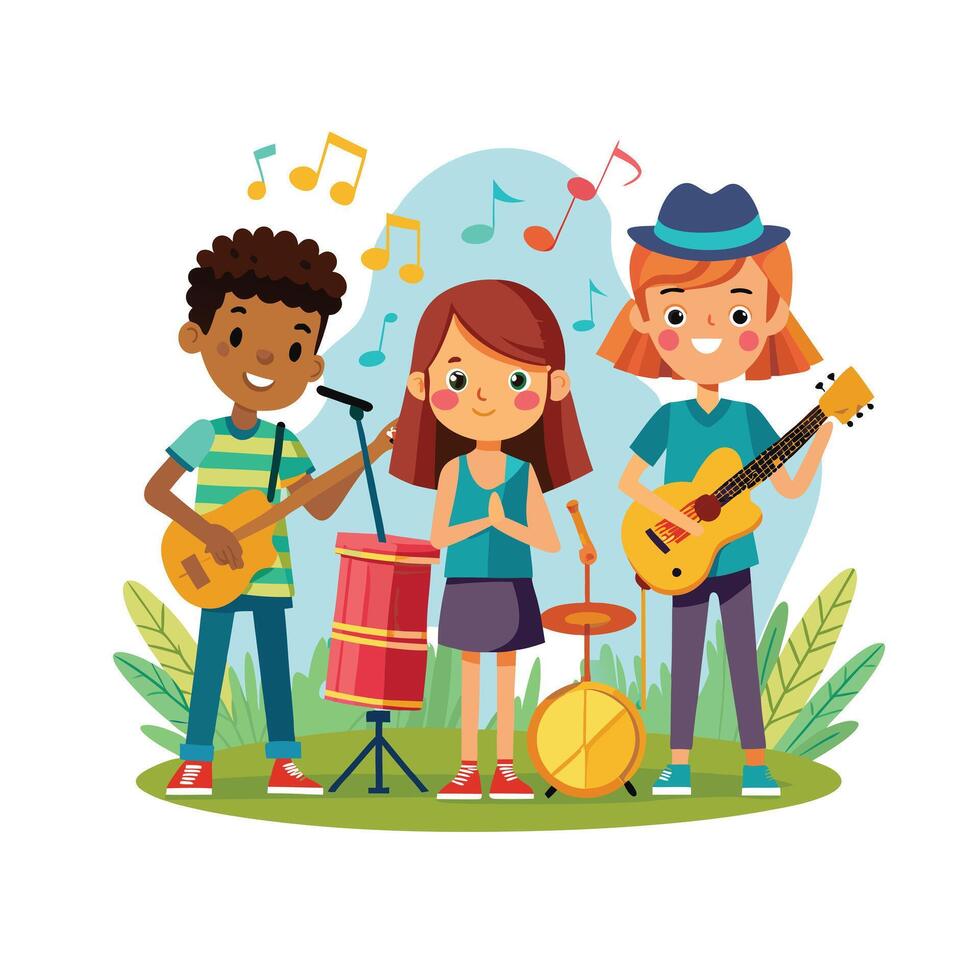 Kids moments illustration concept vector