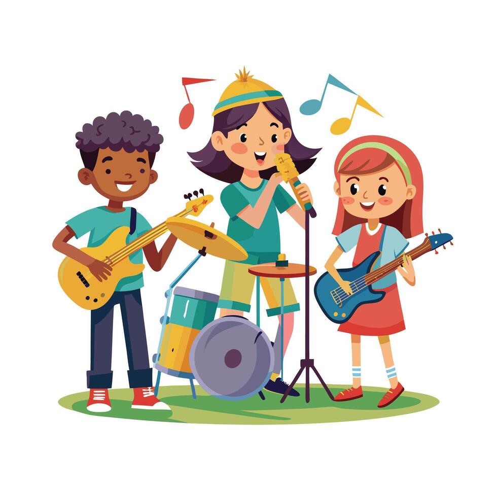 Kids moments illustration concept vector