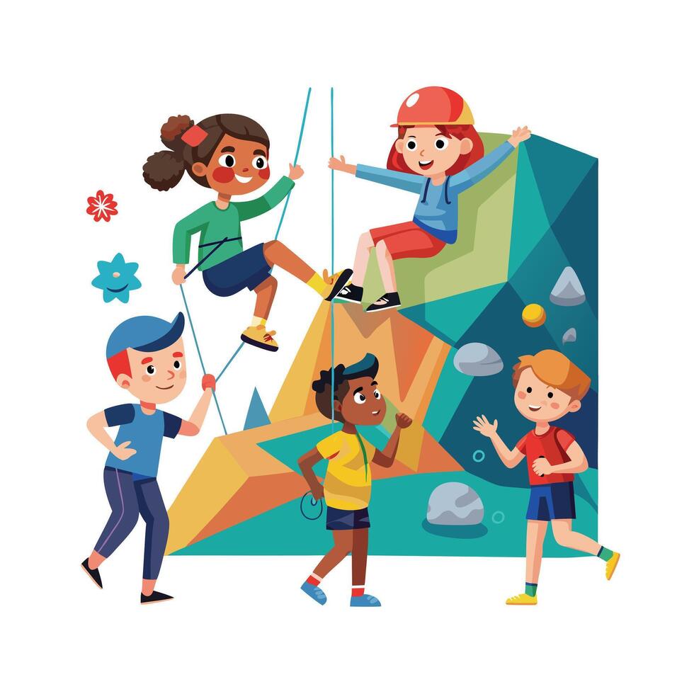 Kids moments illustration concept vector