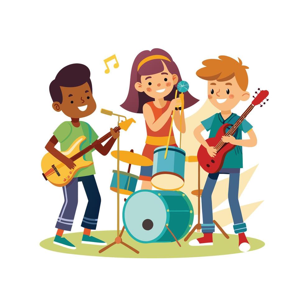 Kids moments illustration concept vector