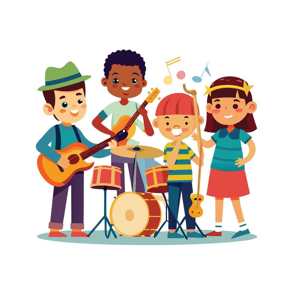 Kids moments illustration concept vector