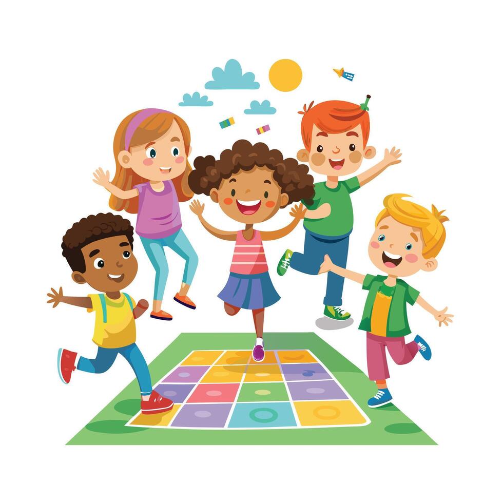 Kids moments illustration concept vector