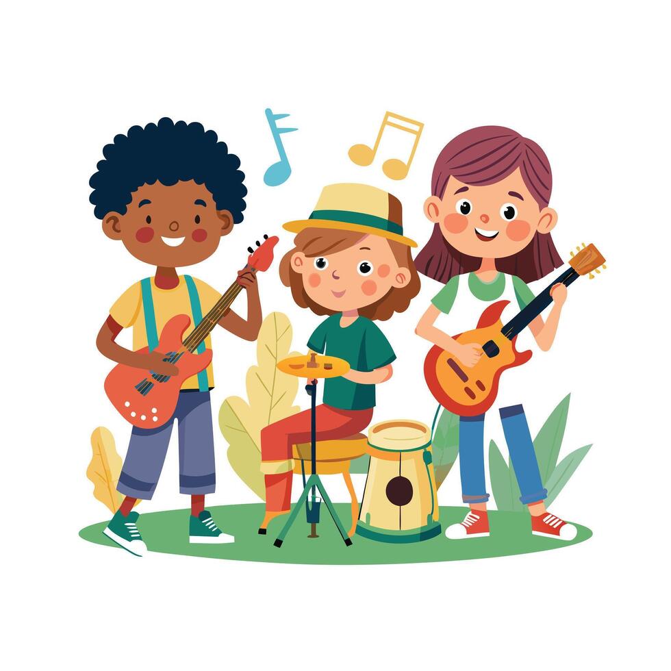 Kids moments illustration concept vector