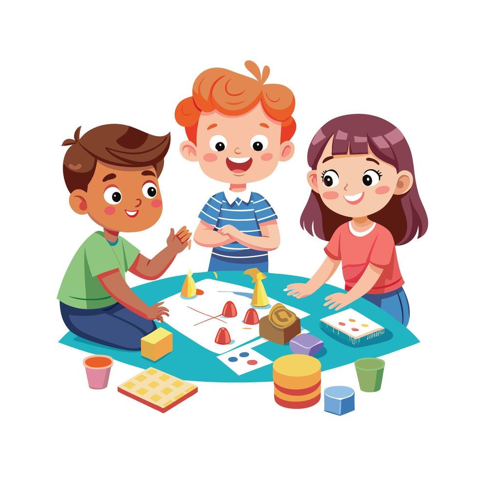 Kids moments illustration concept vector