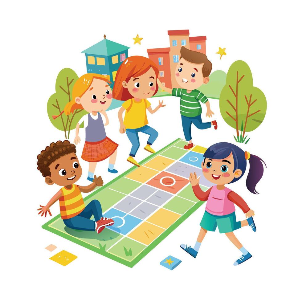 Kids moments illustration concept vector