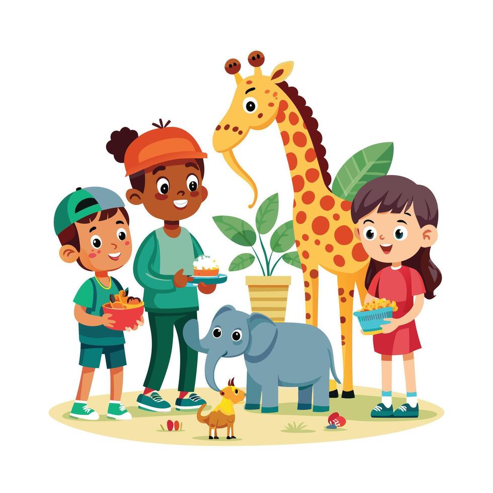 Kids moments illustration concept vector