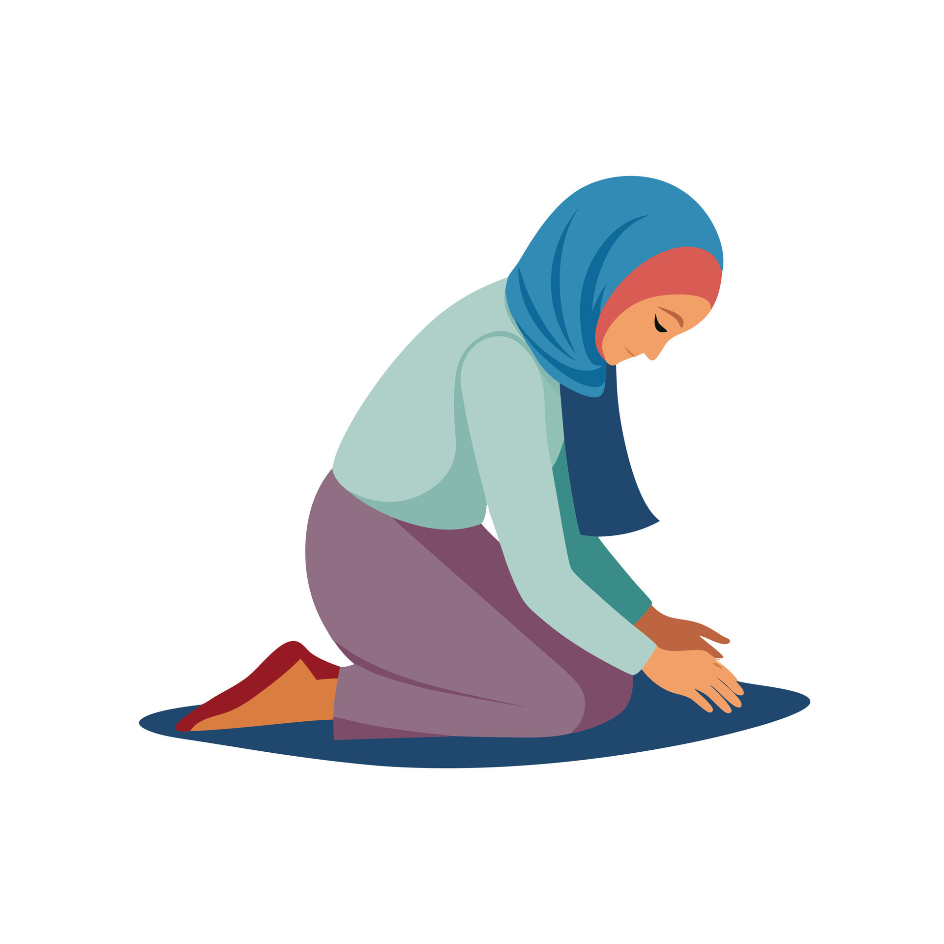 Muslim Prayer Islamic Illustration 47169168 Vector Art at Vecteezy