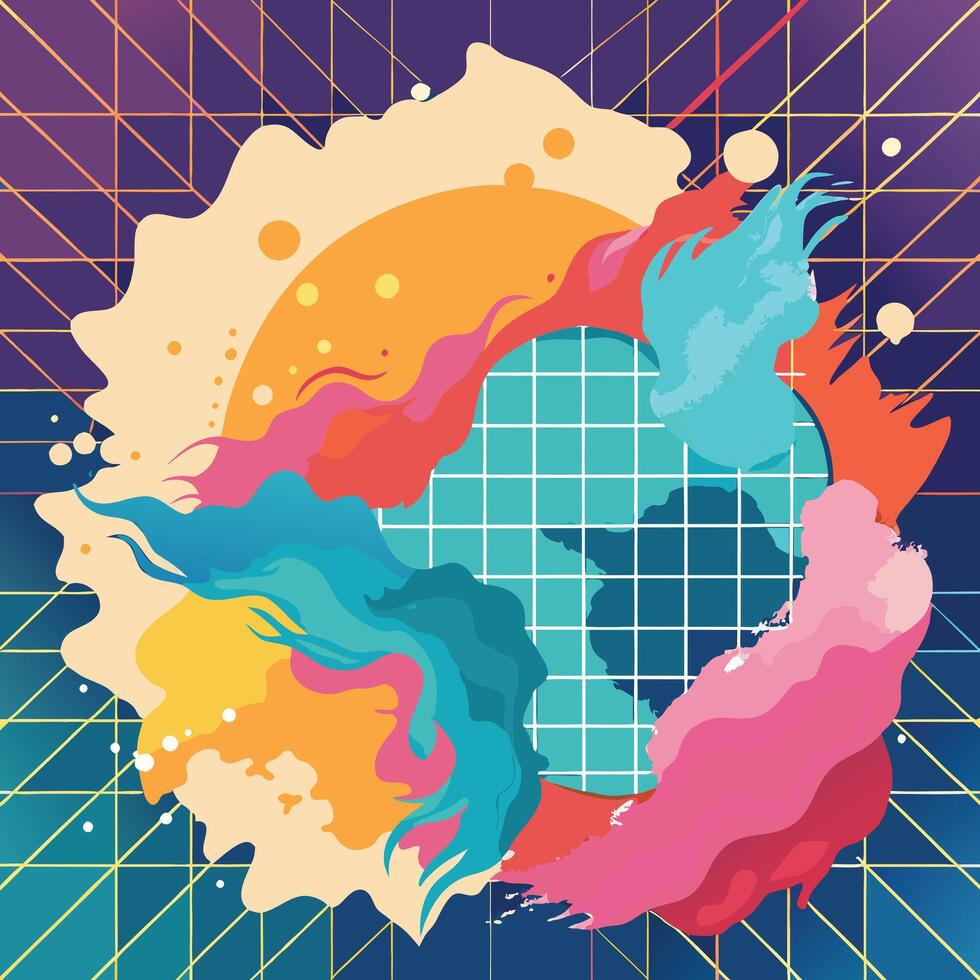 Watercolor Textured Background Illustration vector