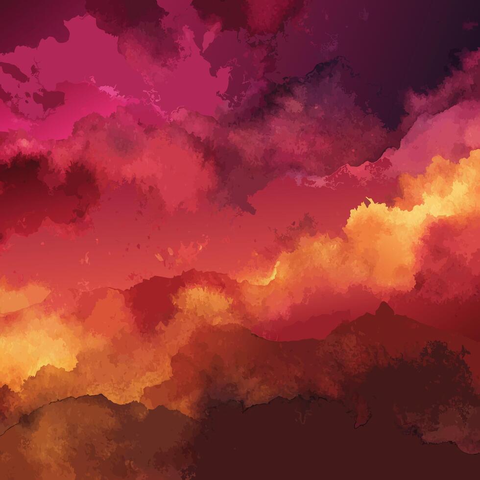 Watercolor Textured Background Illustration vector