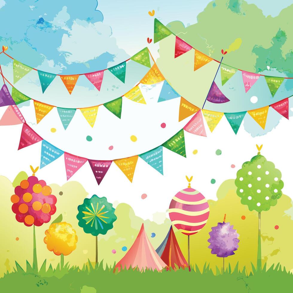 Watercolor Textured Background Illustration vector