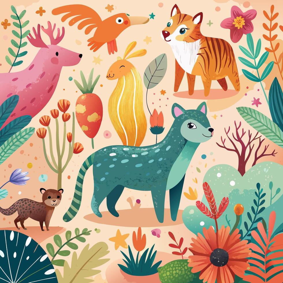 Watercolor Textured Background Illustration vector