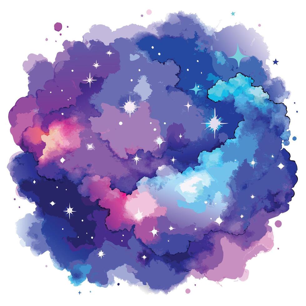 Watercolor Textured Background Illustration vector