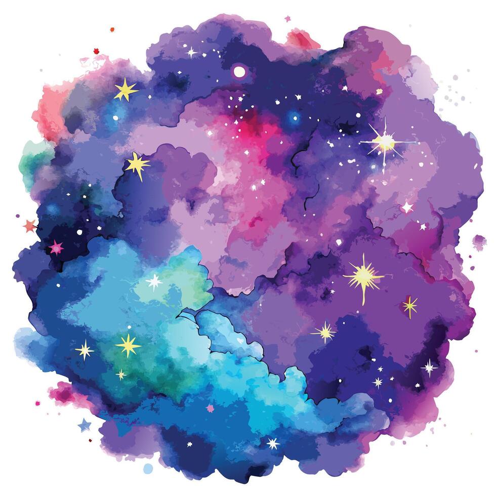 Watercolor Textured Background Illustration vector
