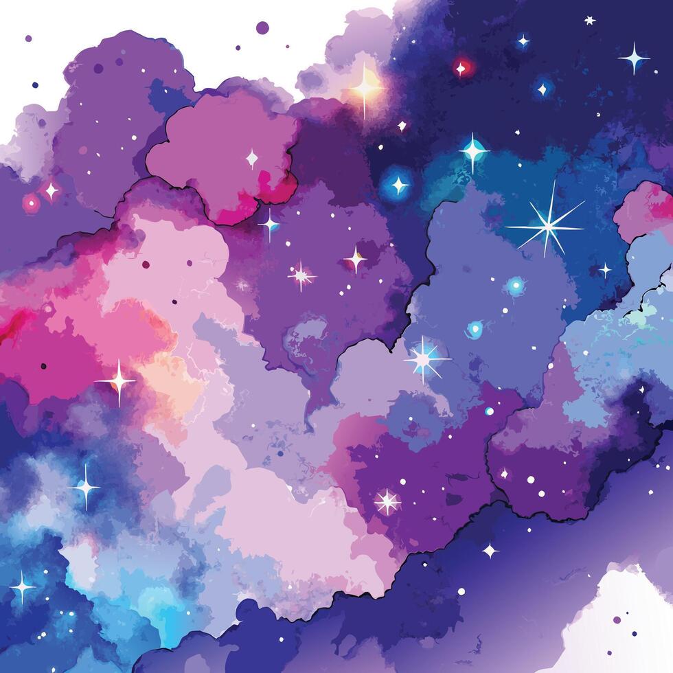 Watercolor Textured Background Illustration vector