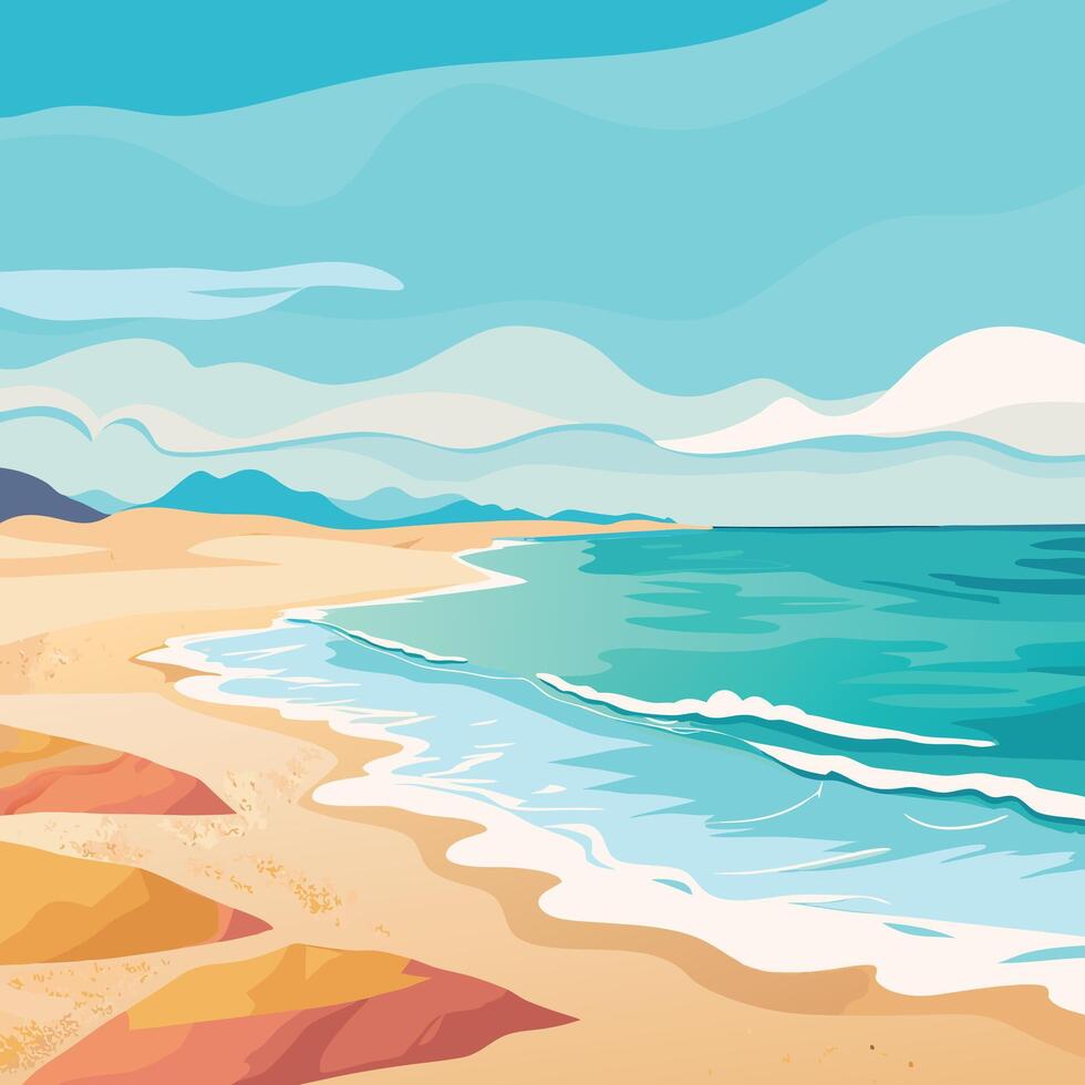 Watercolor Textured Background Illustration vector