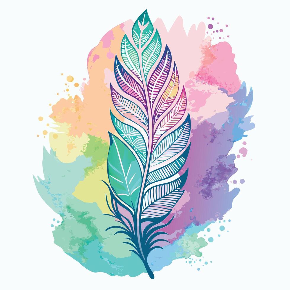 Watercolor Textured Background Illustration vector