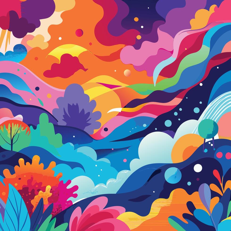 Watercolor Textured Background Illustration vector