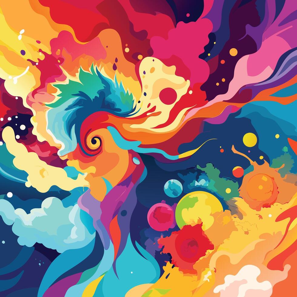 Watercolor Textured Background Illustration vector