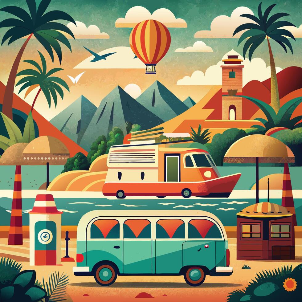 Watercolor Textured Background Illustration vector
