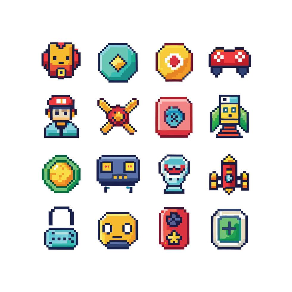 Technology Icon Set Illustration for Documents, Websites and Mobile Applications vector